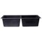 Alfi Brand Black 34" Undermount Dbl Bowl Granite Composite Kitchen Sink AB3420UM-BLA - alternate 8